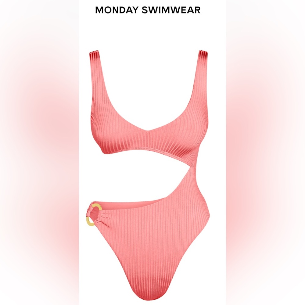 Monday Swimwear Pink One Piece